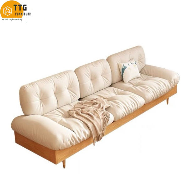 Ghế Sofa Gỗ Phong Cách Hiện Đại VS64