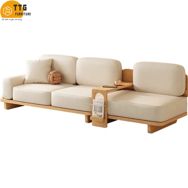 Ghế Sofa Gỗ Phong Cách Hiện Đại VS65