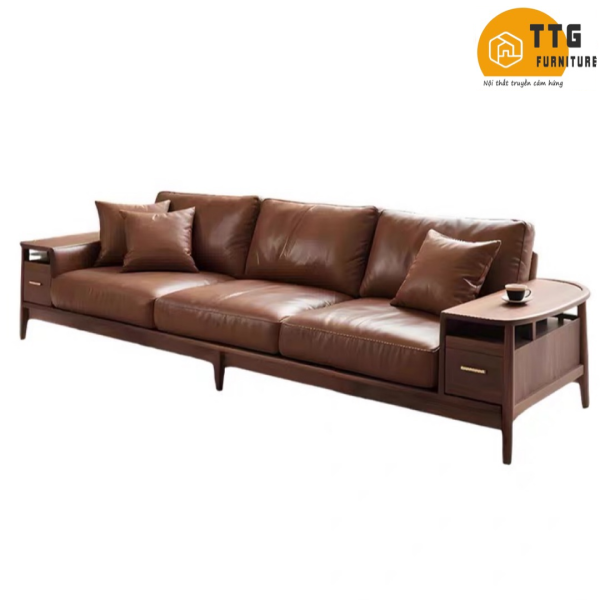 Ghế Sofa Gỗ Cao Cấp Phong Cách Hiện Đại VS94