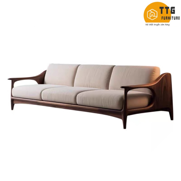 Ghế Sofa Gỗ Phong Cách Hiện Đại VS84
