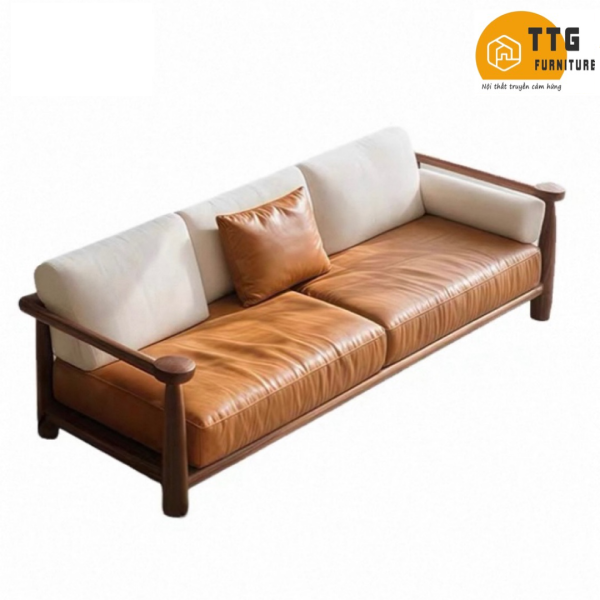 Ghế Sofa Gỗ Phong Cách Hiện Đại Sang Trọng VS106
