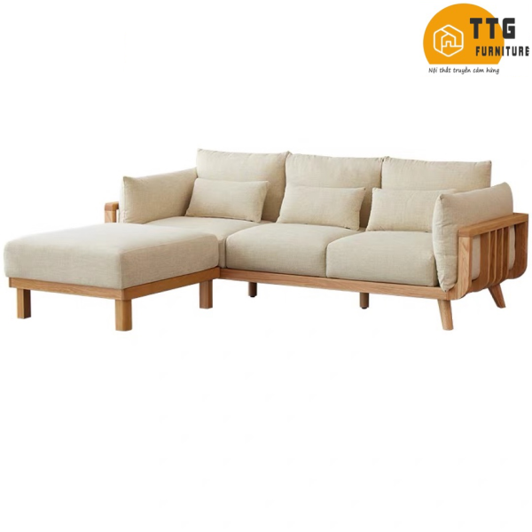 Ghế Sofa Gỗ Phong Cách Hiện Đại Sang Trọng VS116