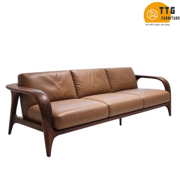 Ghế Sofa Gỗ Phong Cách Hiện Đại Sang Trọng VS86