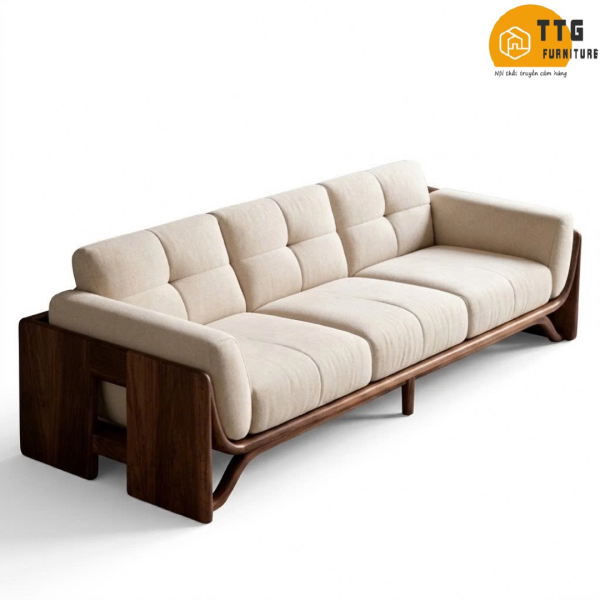 Ghế Sofa Gỗ Phong Cách Hiện Đại VS127