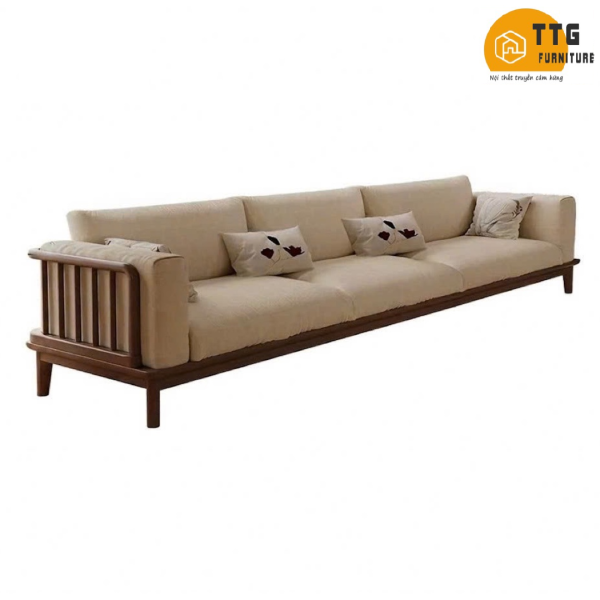 Ghế Sofa Gỗ Phong Cách Hiện Đại VS130