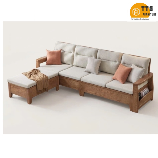 Ghế Sofa Gỗ Phong Cách Hiện Đại Sang Trọng VS133