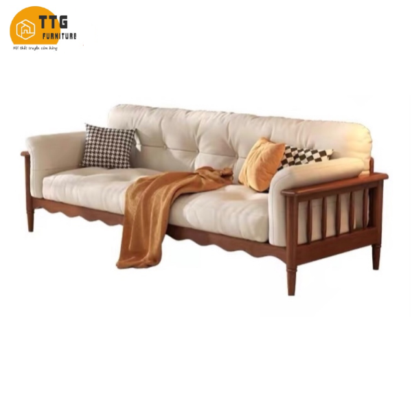 Ghế Sofa Gỗ Phong Cách Hiện Đại VS68