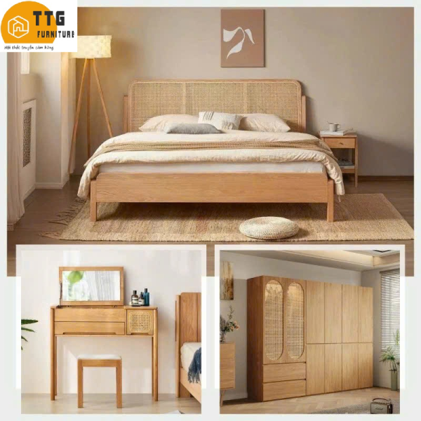 Combo Nội Thất Phòng Ngủ Phong Cách Hiện Đại Thanh Lịch CN12