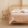 Giường Ngủ Gỗ Tự Nhiên Phối Mây VG13