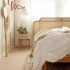 Giường Ngủ Gỗ Tự Nhiên Phối Mây VG13