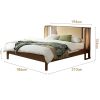 Giường Ngủ Gỗ Tự Nhiên Phối Mây VG14