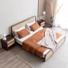 Giường Ngủ Gỗ Tự Nhiên Phối Mây VG15