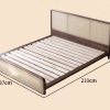 Giường Ngủ Gỗ Tự Nhiên Phối Mây VG15