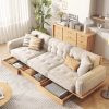 Ghế sofa gỗ có ngăn kéo Trường Giang TTG- VS50