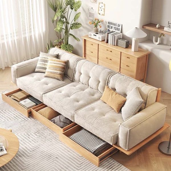 Alternative view of Ghế sofa gỗ có ngăn kéo Trường Giang TTG- VS50