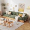 Ghế sofa gỗ có ngăn kéo Trường Giang TTG- VS50