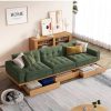 Ghế sofa gỗ có ngăn kéo Trường Giang TTG- VS50