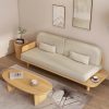 Ghế sofa gỗ phòng khách đệm nỉ da VS51