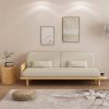 Ghế sofa gỗ phòng khách đệm nỉ da VS51
