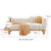 Ghế sofa gỗ phòng khách đệm nỉ da VS51