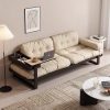 Ghế sofa gỗ đệm nỉ phong cách Nhật Bản VS53