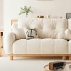 Ghế sofa gỗ đệm nỉ VS54