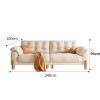 Ghế sofa gỗ đệm nỉ VS55