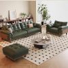 Ghế sofa gỗ đệm nỉ VS55