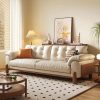 Ghế sofa gỗ đệm nỉ VS55