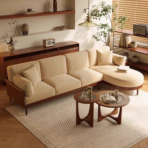 Alternative view of Ghế Sofa Góc Gỗ Phong Cách Hiện Đại VS61