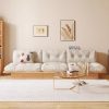 Ghế Sofa Gỗ Ngăn Kéo Phong Cách Hiện Đại VS66