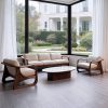 Ghế Sofa Gỗ Phong Cách Hiện Đại VS83
