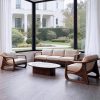 Ghế Sofa Gỗ Phong Cách Hiện Đại VS83