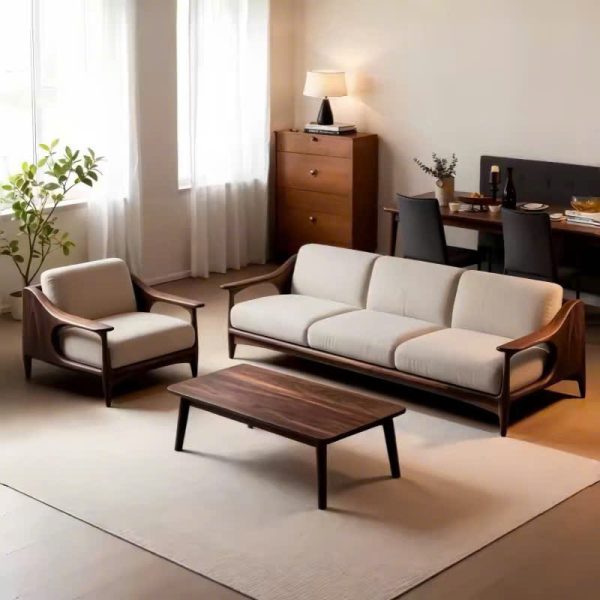 Alternative view of Ghế Sofa Gỗ Phong Cách Hiện Đại VS84