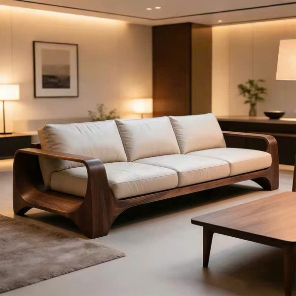 Alternative view of Ghế Sofa Gỗ Phong Cách Hiện Đại Sang Trọng VS85