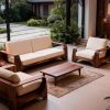 Ghế Sofa Gỗ Phong Cách Hiện Đại Sang Trọng VS85