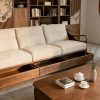 Ghế Sofa Gỗ Ngăn Kéo Phong Cách Hiện Đại VS87
