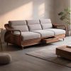 Ghế Sofa Gỗ Ngăn Kéo Phong Cách Hiện Đại VS87