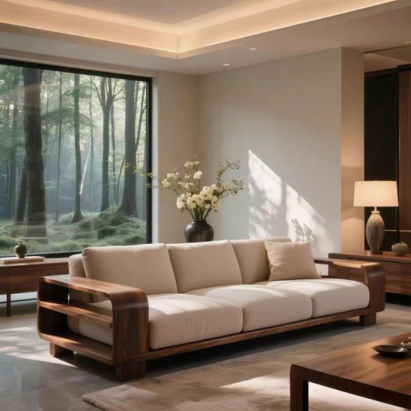 Alternative view of Ghế Sofa Gỗ Phong Cách Hiện Đại Sang Trọng VS89