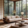 Ghế Sofa Gỗ Phong Cách Hiện Đại Sang Trọng VS89
