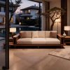 Ghế Sofa Gỗ Cao Cấp Phong Cách Hiện Đại VS92