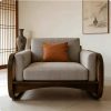 Ghế Sofa Gỗ Phối Mây Phong Cách Hiện Đại Sang Trọng VS97