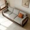 Ghế Sofa Gỗ Phối Mây Phong Cách Hiện Đại Sang Trọng VS97