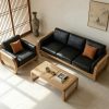 Ghế Sofa Gỗ Phối Mây Phong Cách Hiện Đại Sang Trọng VS97
