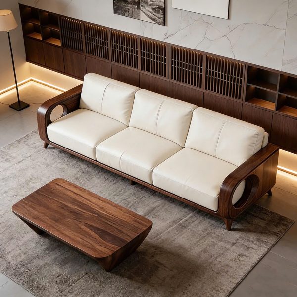 Alternative view of Ghế Sofa Gỗ Phong Cách Hiện Đại Sang Trọng VS99