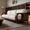 Ghế Sofa Gỗ Phong Cách Hiện Đại Sang Trọng VS99