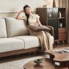 Ghế Sofa Gỗ Phong Cách Hiện Đại Sang Trọng VS100