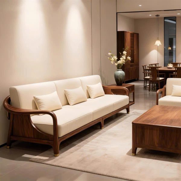 Alternative view of Ghế Sofa Gỗ Phong Cách Hiện Đại Sang Trọng VS103