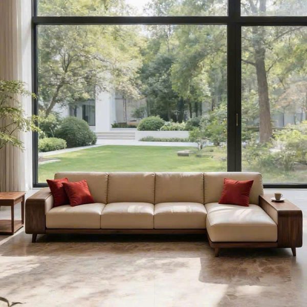 Alternative view of Ghế Sofa Góc Gỗ Phong Cách Hiện Đại Sang Trọng VS105
