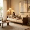 Ghế Sofa Gỗ Phong Cách Hiện Đại Sang Trọng VS107